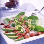 Cranberry and Spinach Salad with Avocado » US Cranberries