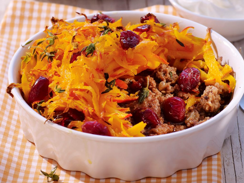 Cranberry Ground Meat Casserole » US Cranberries