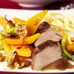 Venison Filet with Cranberry Walnut Pumpkin » US Cranberries