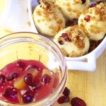 Sweet Dumpling-Cranberry-Gratin with Fruit Sauce » US Cranberries
