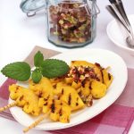 Cranberry Brittle Grilled Pineapple Slices » US Cranberries