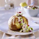 Cranberry Dip Topped Baked Potato » US Cranberries