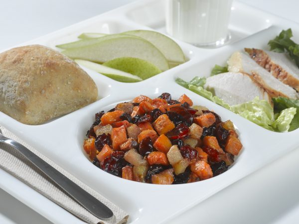 BakedWinterSquashwithSweetPotatoesPearsandCranberries