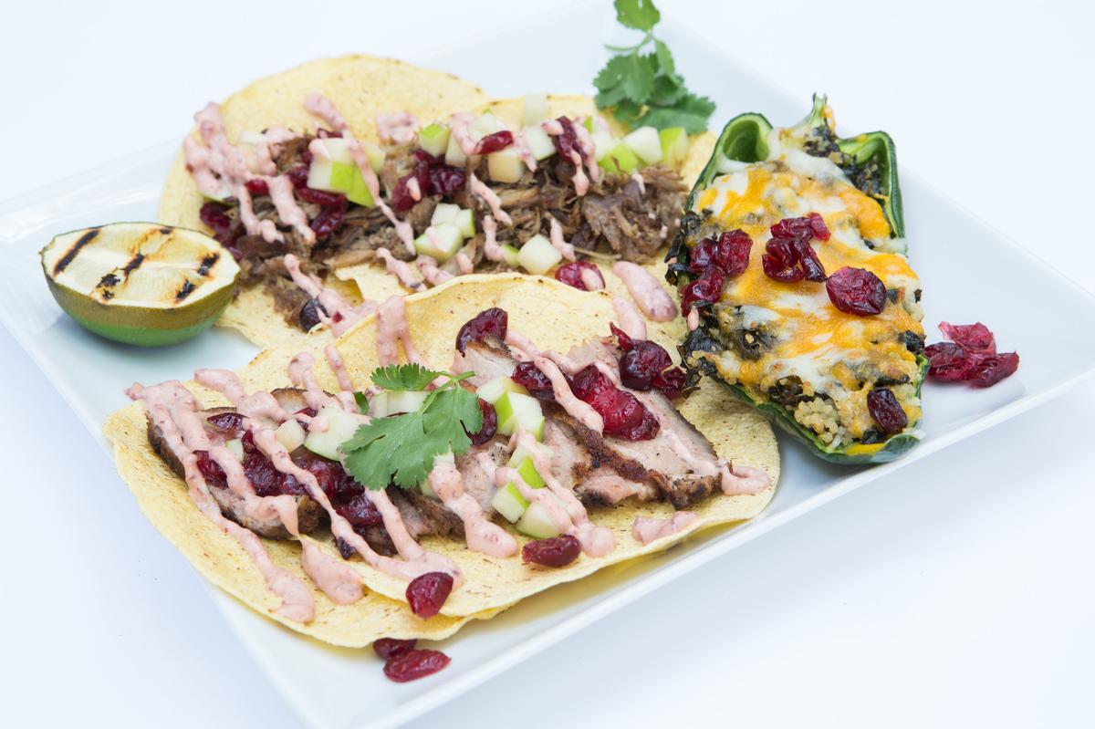 Cranberry Duck Taco