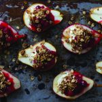 Cranberry & Goat Cheese Stuffed Pears » US Cranberries