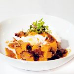 Cranberry Sweet Potato Hash with Poached Egg » US Cranberries