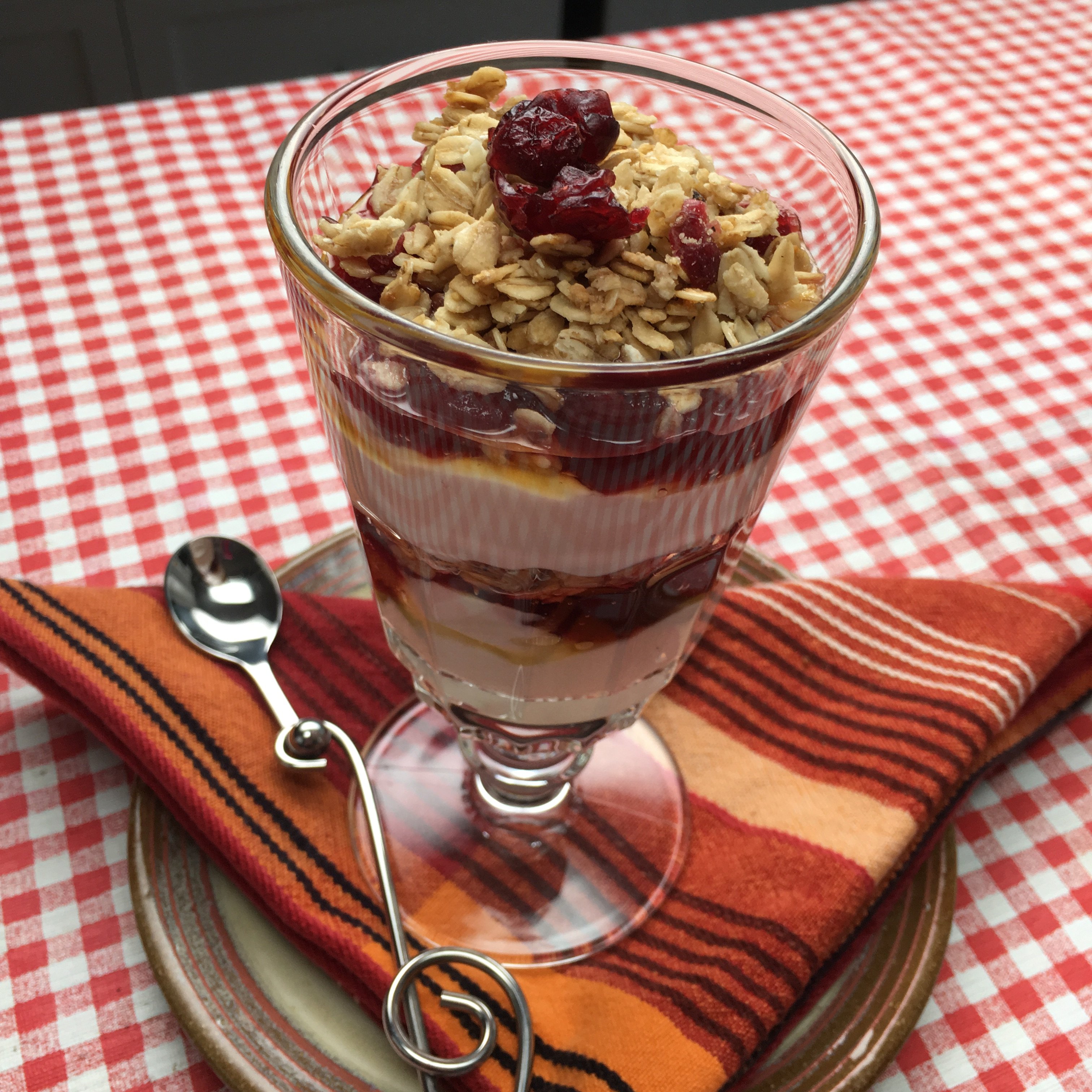 Cranberry Yogurt Parfait