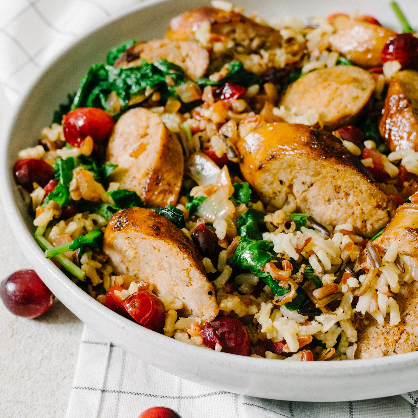 Cranberry Kale Pilaf