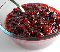 canned cranberries