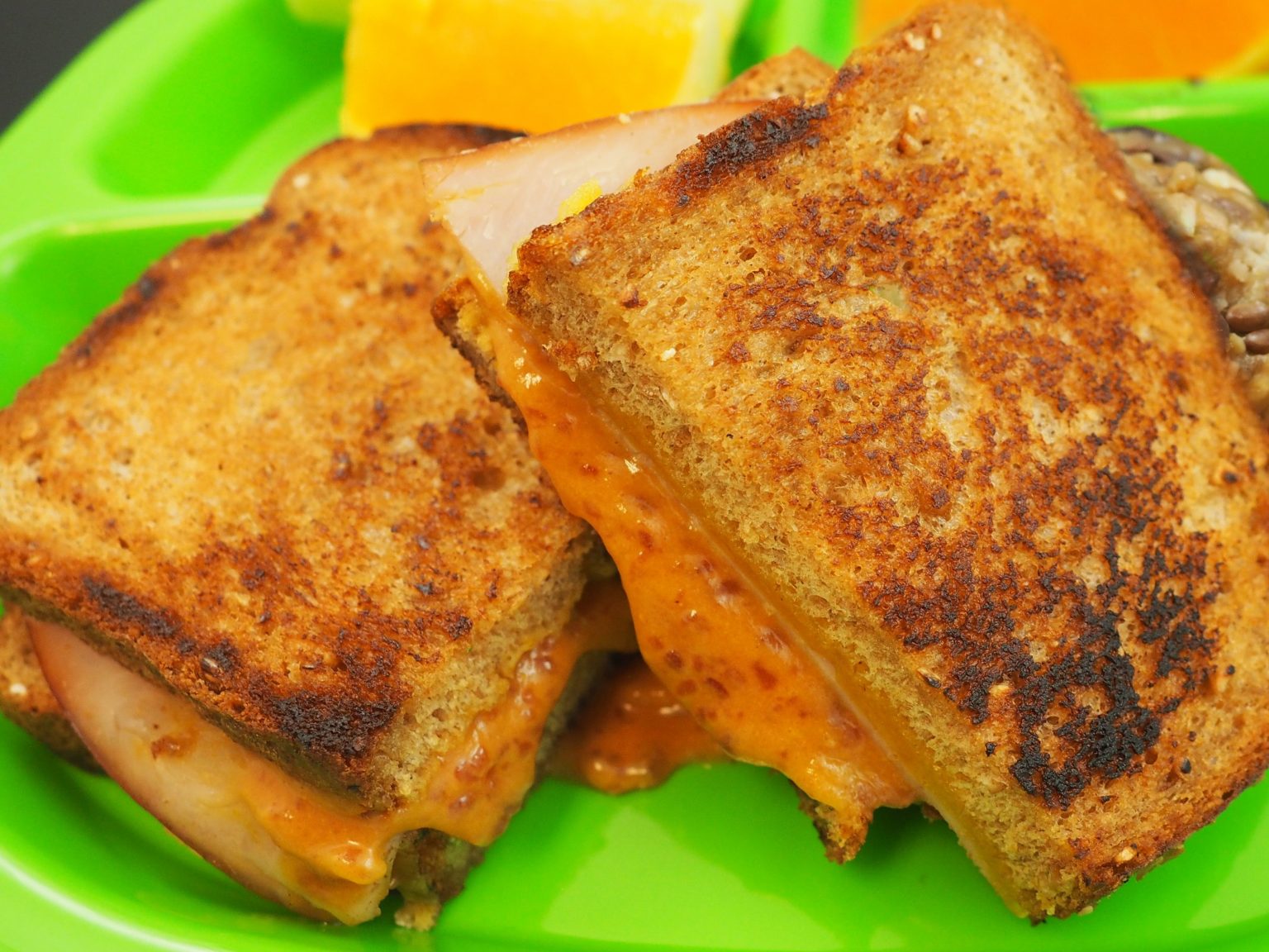 Turkey and Cheddar Grilled Cheese with Cranberry Mustard » US Cranberries