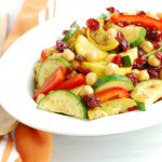 Cranberry & Summer Squash Salad » US Cranberries