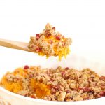 Cranberries with Mashed Sweet Potato » US Cranberries
