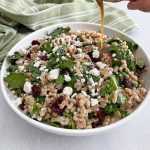 Farro Salad with Spinach, Cranberries & Goat Cheese » US Cranberries