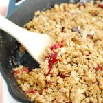 Cranberry Rhubarb Crisp » US Cranberries