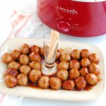 Crockpot Cranberry BBQ Meatballs » US Cranberries